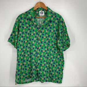 Mens Hilo Hattie pineapple aloha shirt XL
